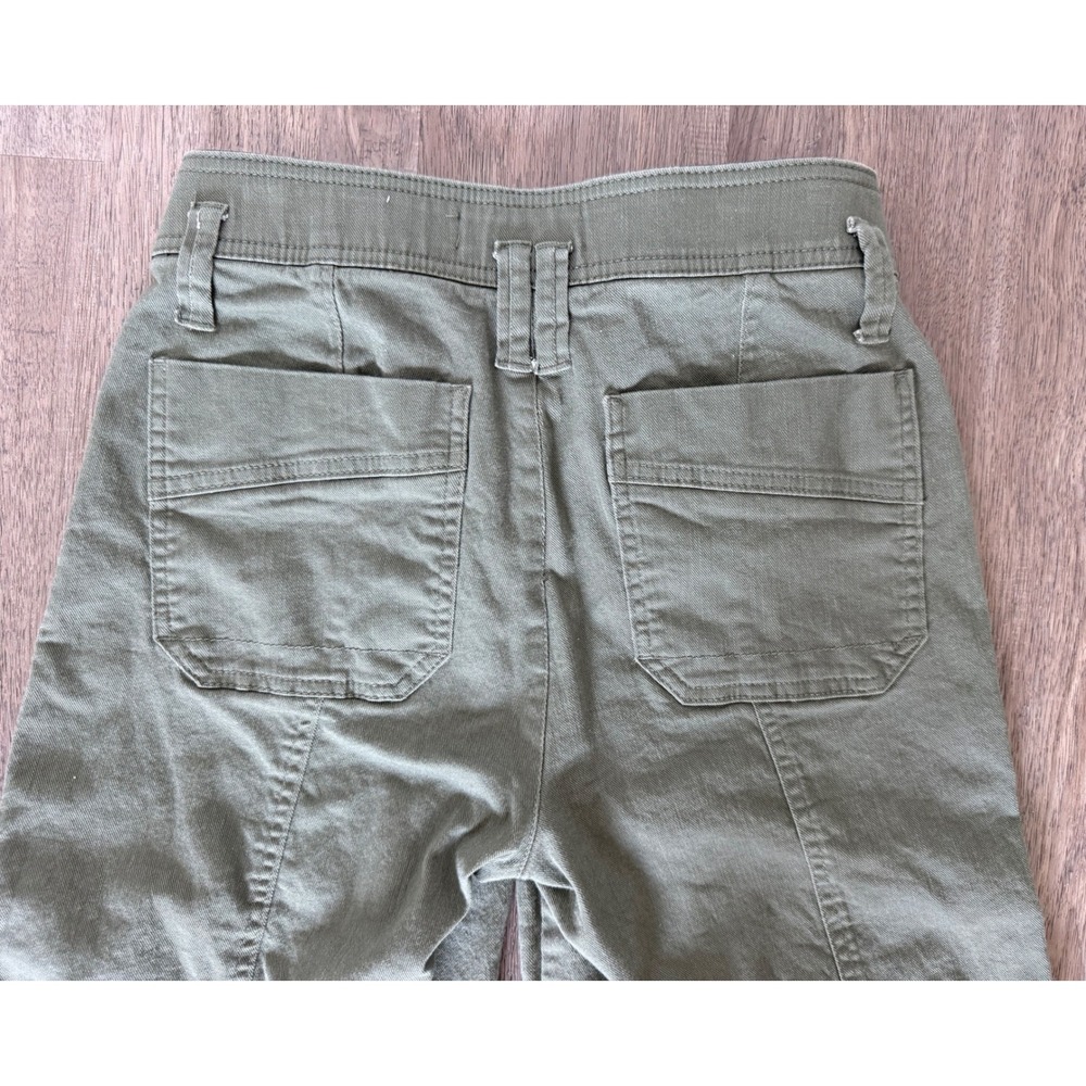 Democracy Ab Solution Olive Green Wide Leg Cargo Utility Pants Wide Leg Size 4 - Picture 7 of 9